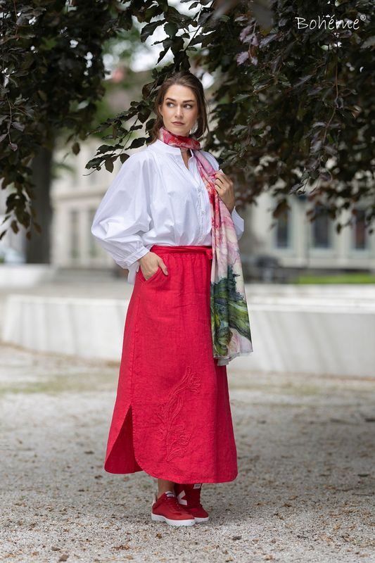 Boheme Skjerf i Blomsterprint
